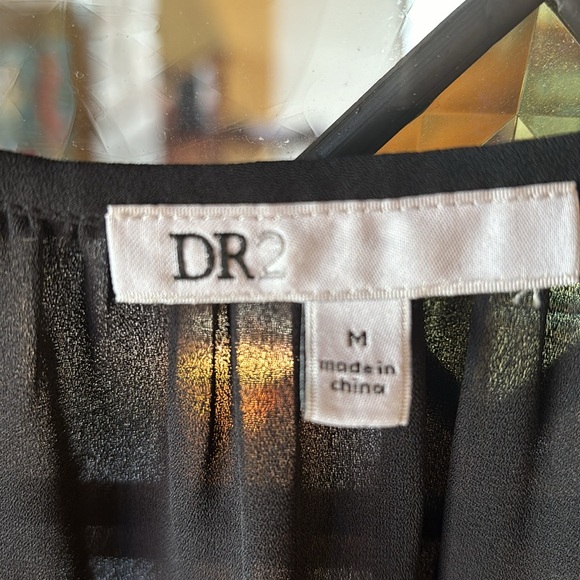 Black 3/4 sleeve blouse - Picture 2 of 5